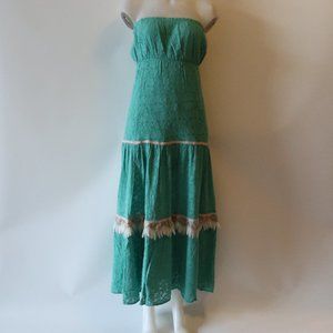 NWT PHO FIRENZE LACE SLEEVELESS MAXI DRESS M  *